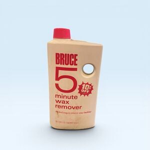 Vintage Bruce 5 Minute Wax Remover 38 fl ounces Nearly Full